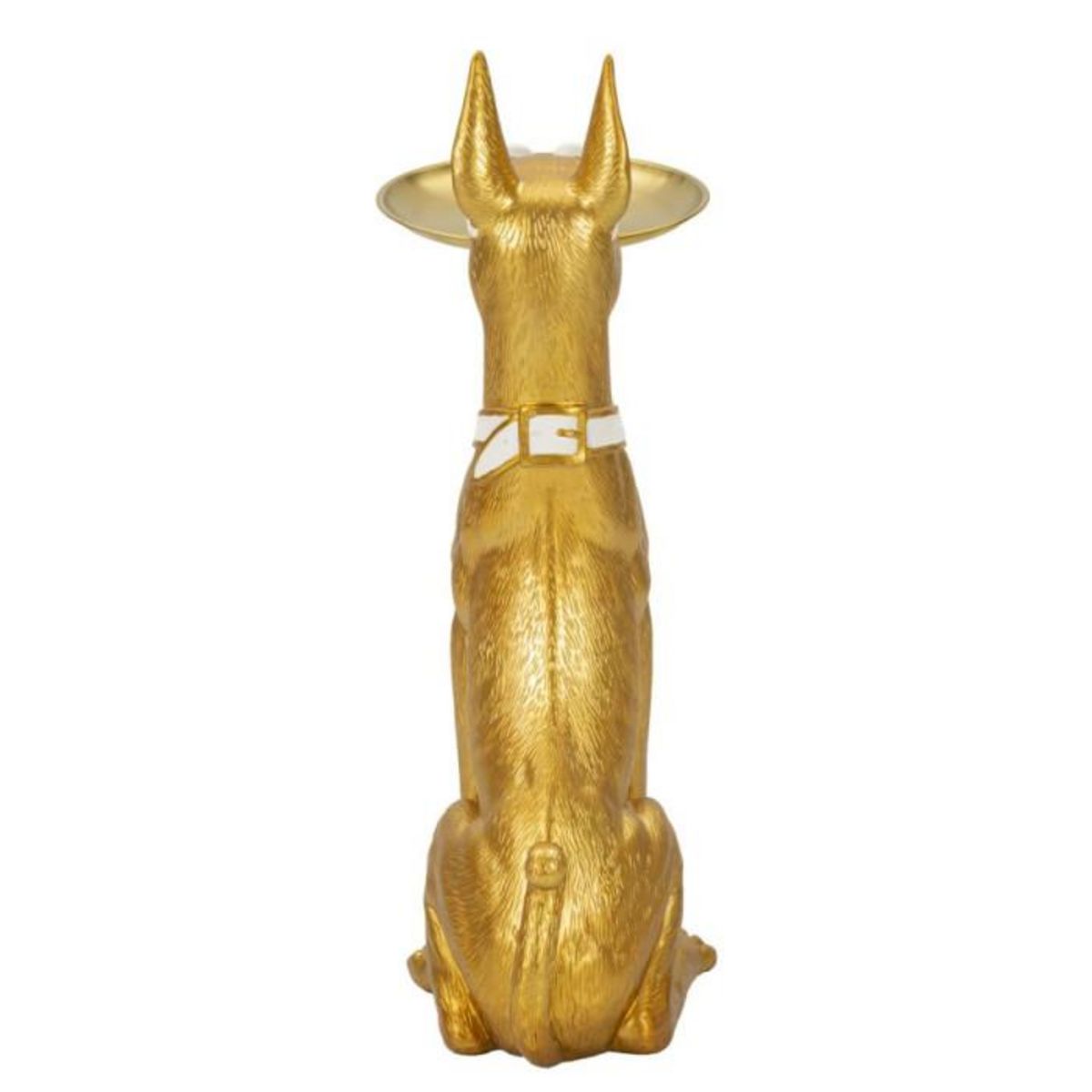 Paris Prix Vide-Poche Statue Chien  Muscle  74cm Or