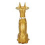 Voir la diapositive 4 : Paris Prix Vide-Poche Statue Chien  Muscle  74cm Or
