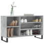 Voir la diapositive 3 : VIDAXL Armoire a chaussures Gris beton 102x36x60 cm Bois d'ingenierie