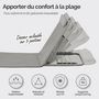 Voir la diapositive 3 : LINXOR Matelas, transat, tapis de plage avec dossier inclinable et sac de transport