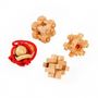 Voir la diapositive 2 : Eureka Toys EUREKA Wooden Brain Puzzles Extreme, 4pcs.