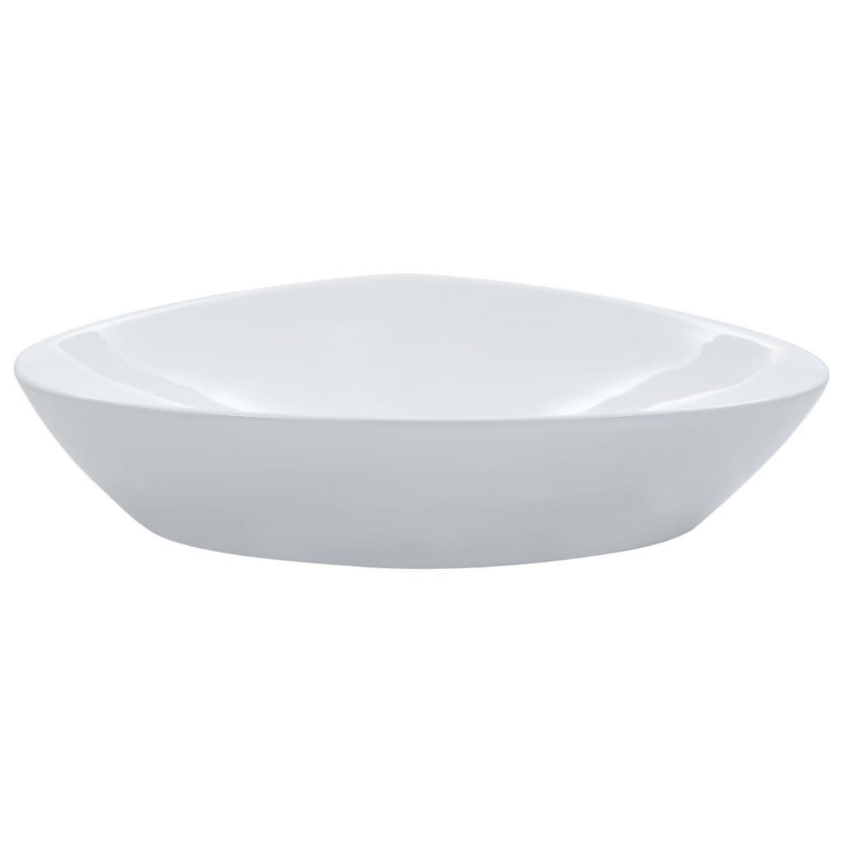 VIDAXL Lavabo 58,5 x 39 x 14 cm Ceramique Blanc