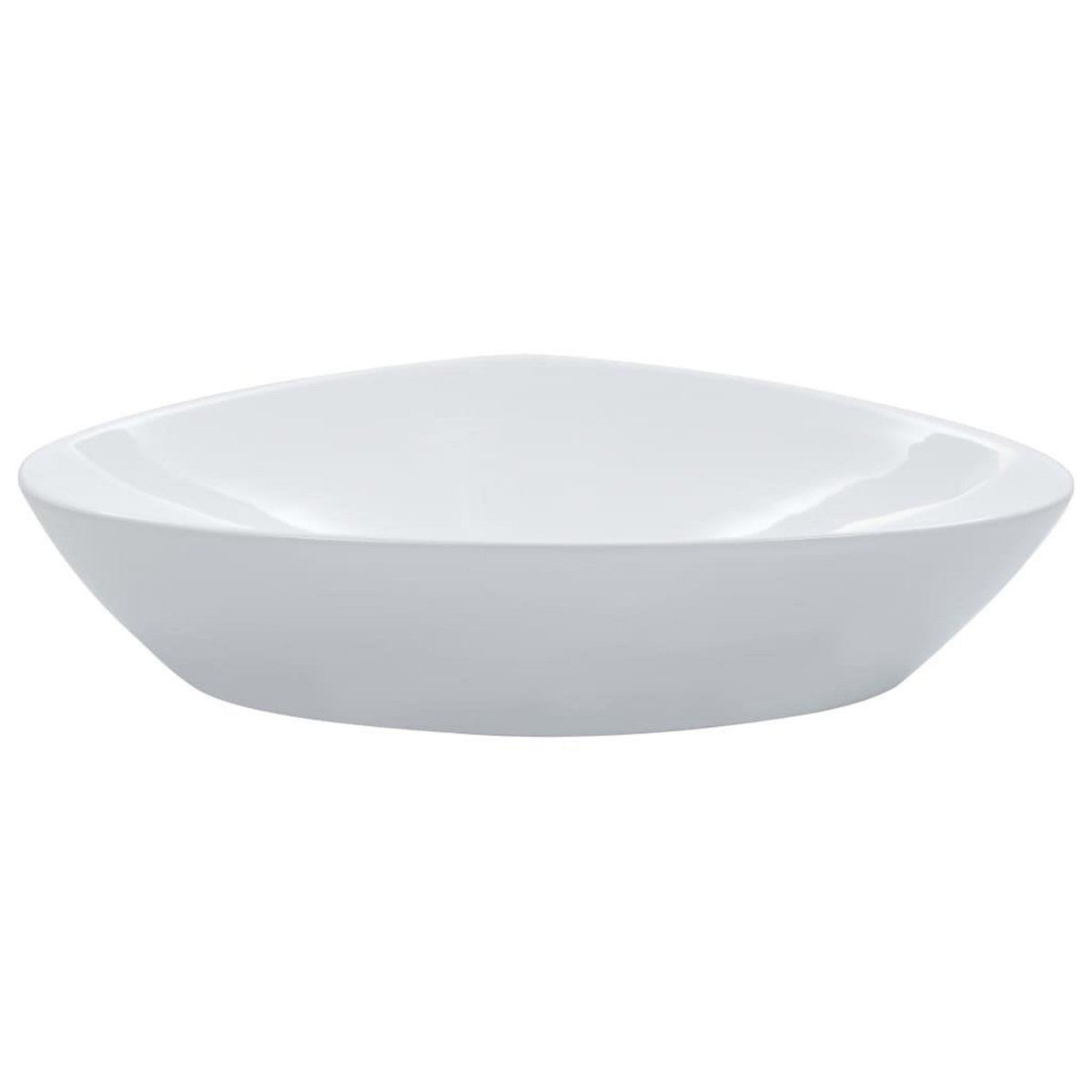 VIDAXL Lavabo 58,5 x 39 x 14 cm Ceramique Blanc