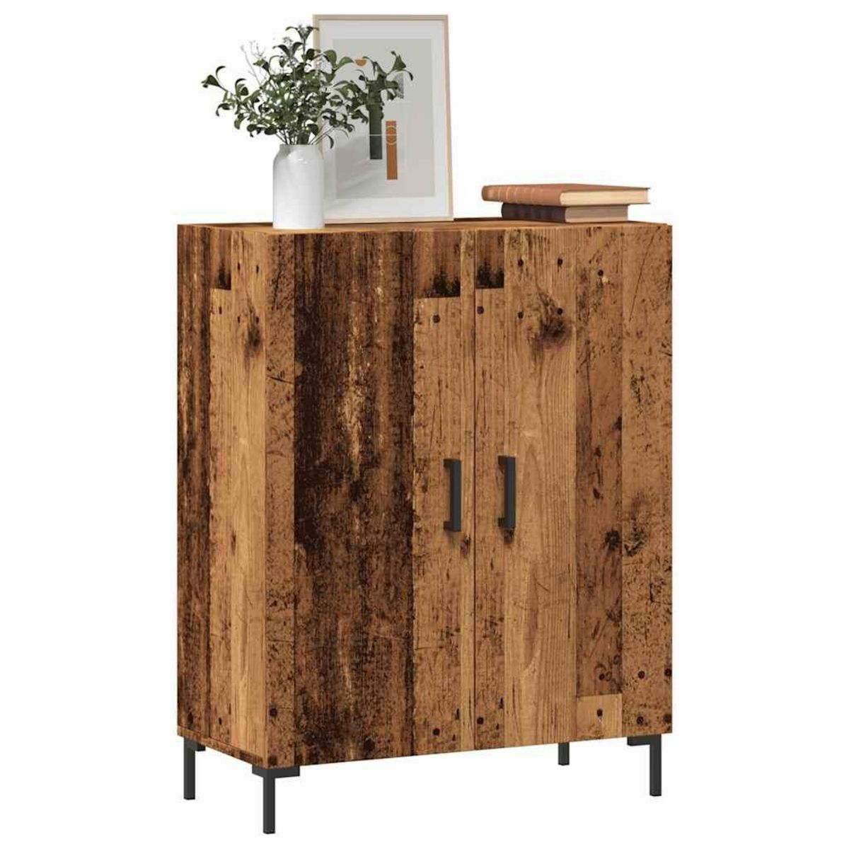 VIDAXL Buffet vieux bois 69,5x34x90 cm bois d'ingenierie