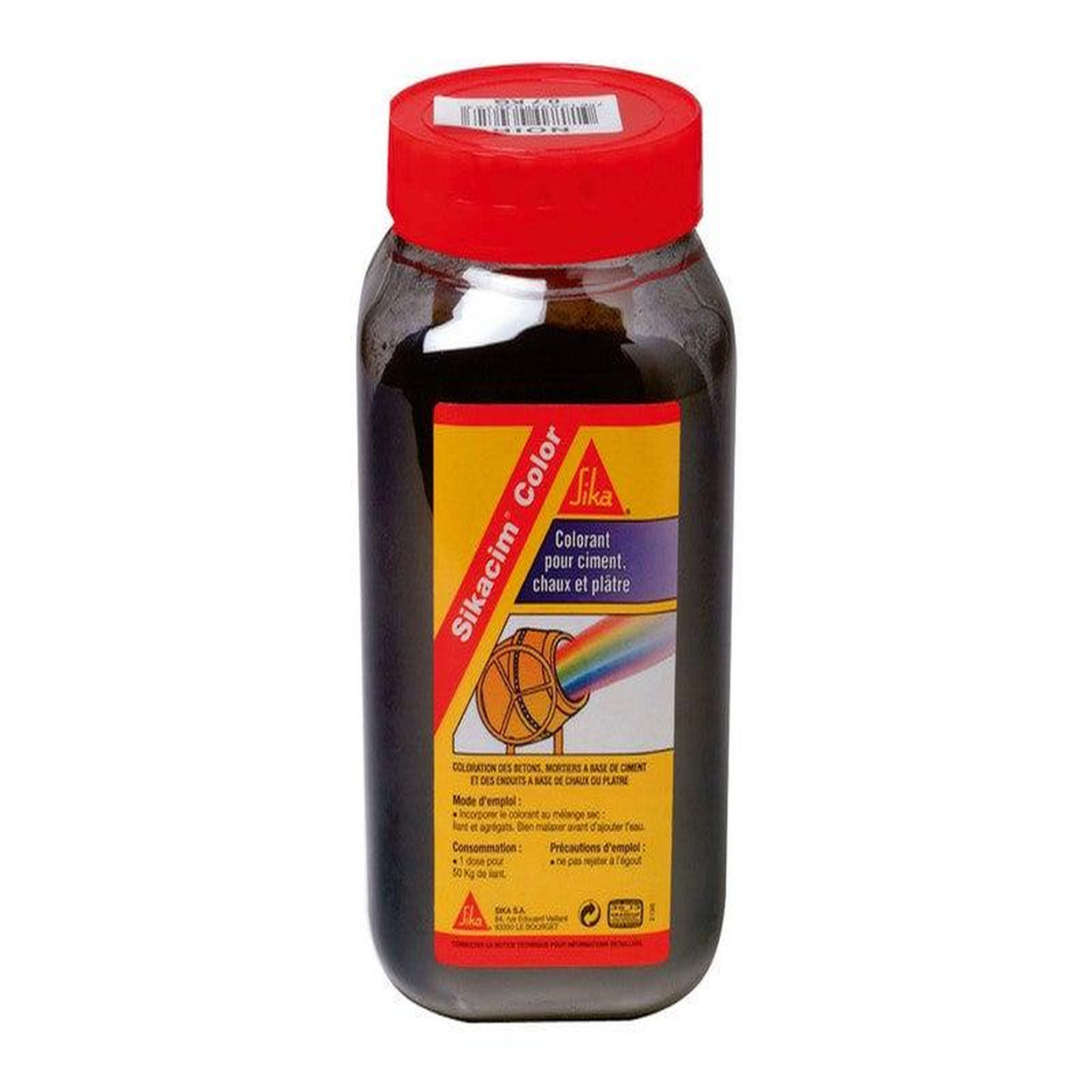 Sika Colorant Pour Mortier Et Béton Sikacim Color Sika, 700 Grammes