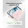 Voir la diapositive 5 : Belkin Batterie externe 10000 mAh avec cable USB-C intégre pink