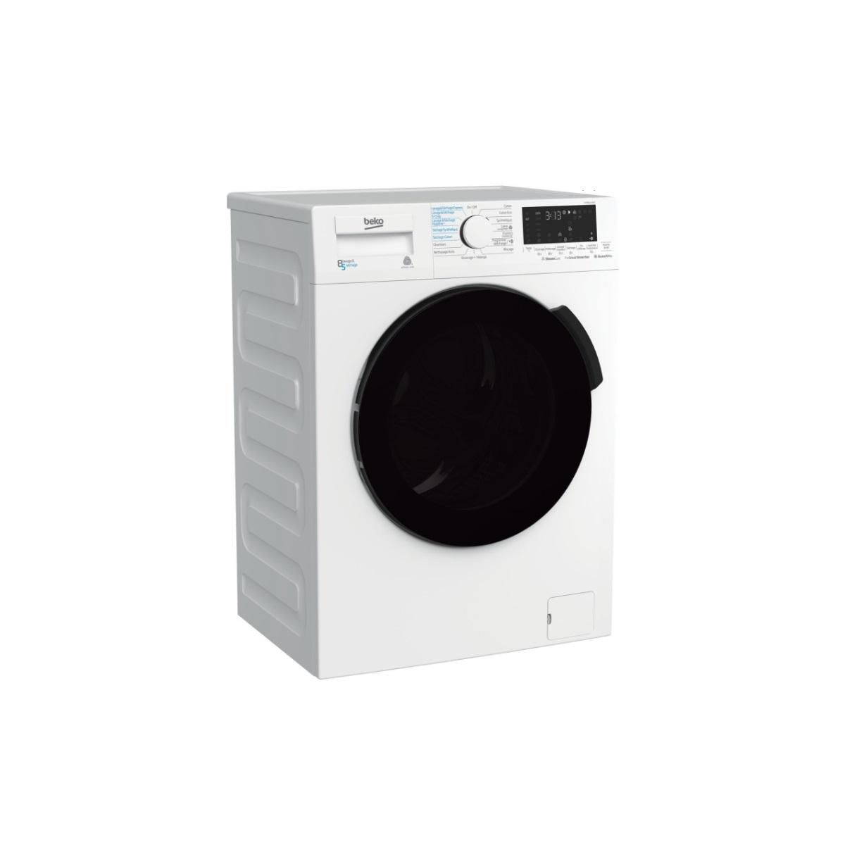 Beko Lave-linge séchant hublot 8/5kg 1200 tours/min - HTE8614YBST