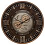 Voir la diapositive 1 : ATMOSPHERA Horloge avec mécanisme en métal - Diam 59 cm - Marron