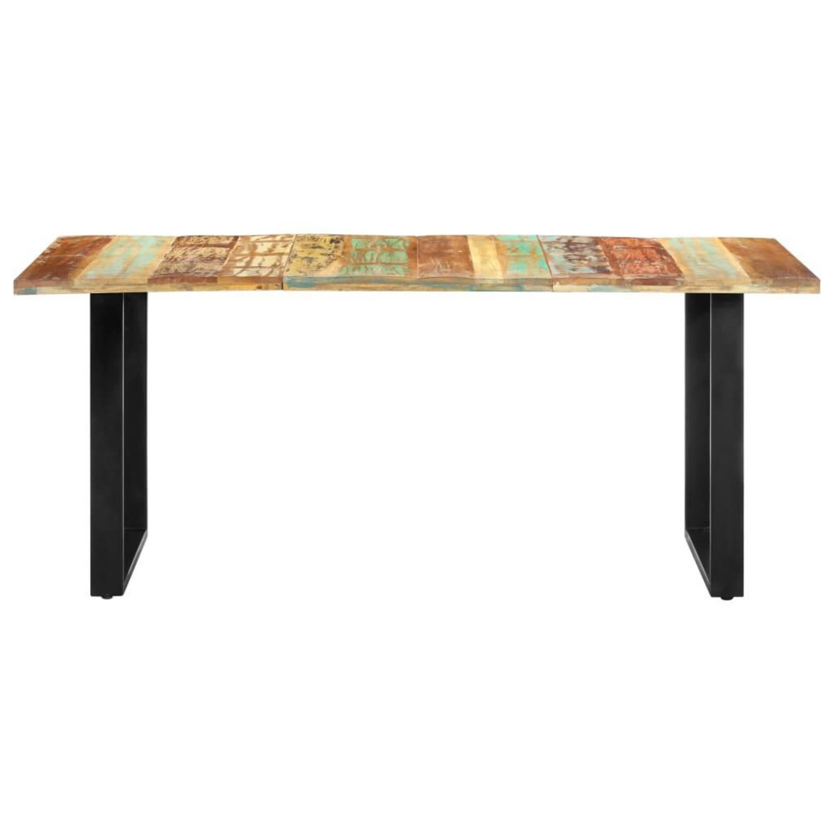 VIDAXL Table a manger 180x90x76 cm Bois de recuperation massif