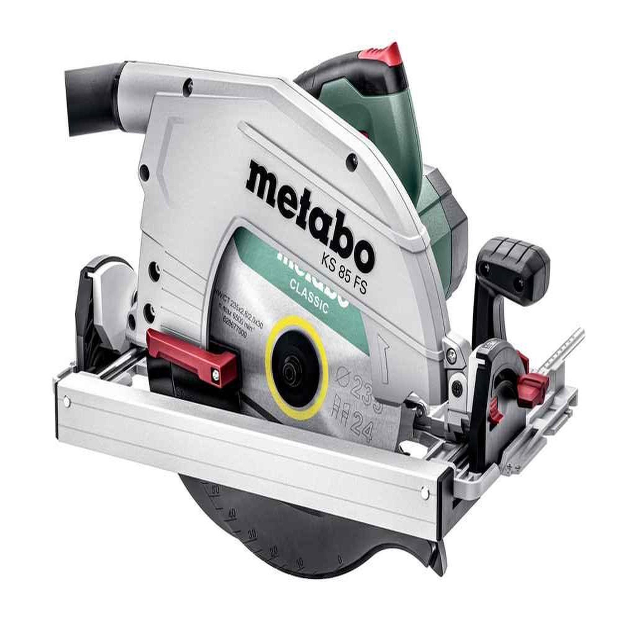 METABO SAS Scie circulaire KS 85 FS - 2000W - Profondeur de coupe 85 mm - Coffret standard thermoformé