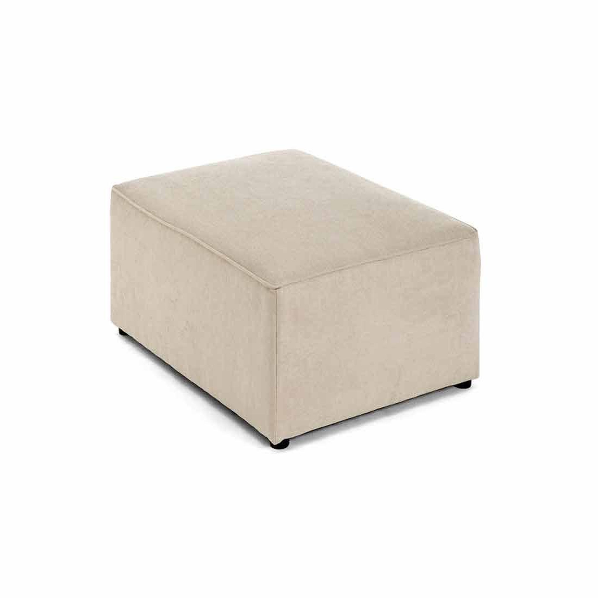 Voir la diapositive 3 : BEST MOBILIER Topaze - pouf - en tissu