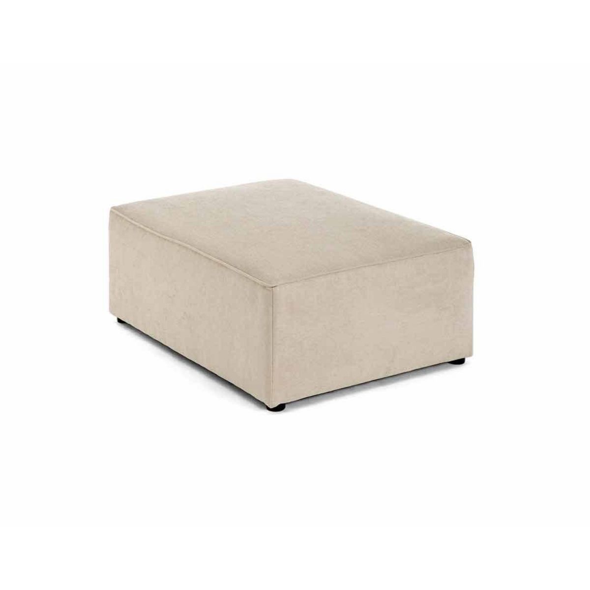 BEST MOBILIER Topaze - pouf - en tissu