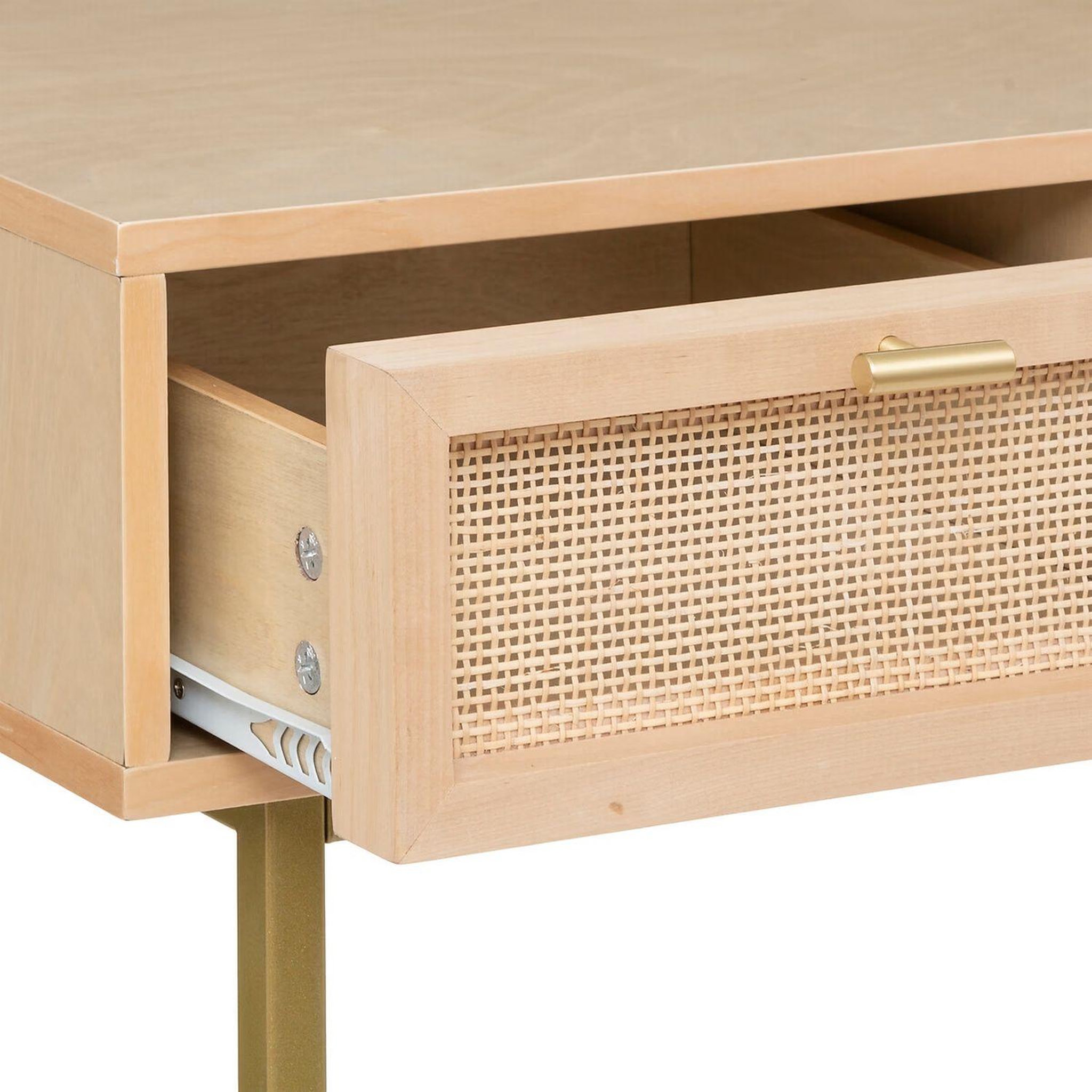 Voir la diapositive 4 : ATMOSPHERA Console 3 tiroirs en cannage rayo - beige