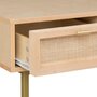 Voir la diapositive 4 : ATMOSPHERA Console 3 tiroirs en cannage RAYO - Beige