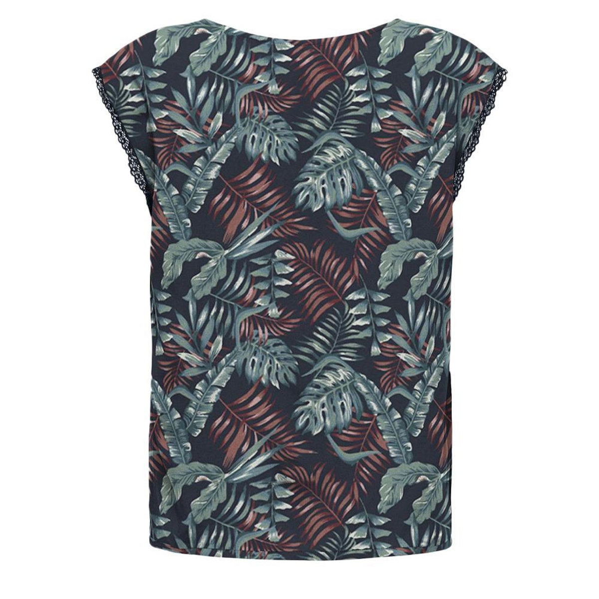 Only T-Shirt Marine Imprimé Femme Only Selina