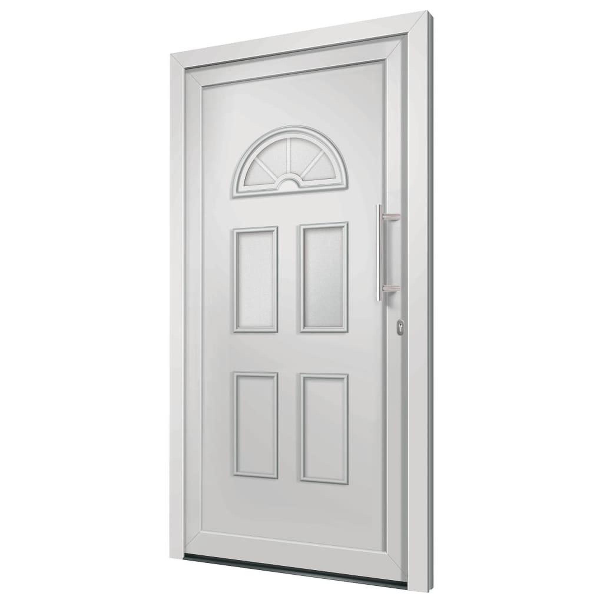 Voir la diapositive 4 : VIDAXL Porte d'entree Blanc 88x208 cm