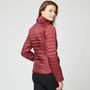 Voir la diapositive 2 : INEXTENSO Doudoune rouge bordeaux zippé femme