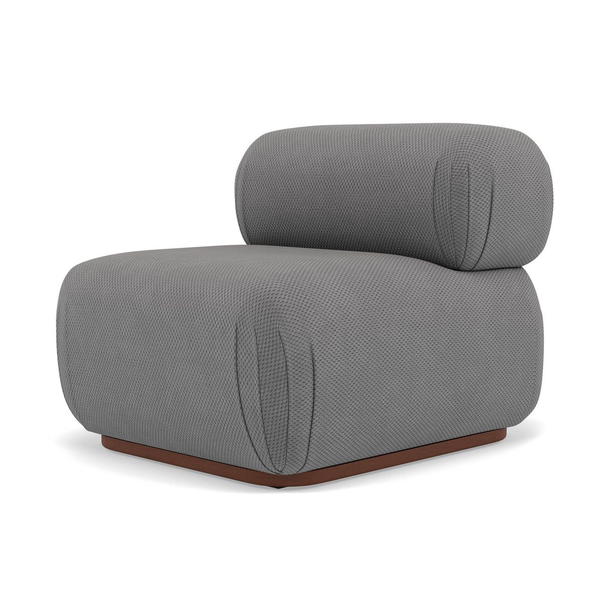 LISA DESIGN Penelope - module d'assise en velours texturé