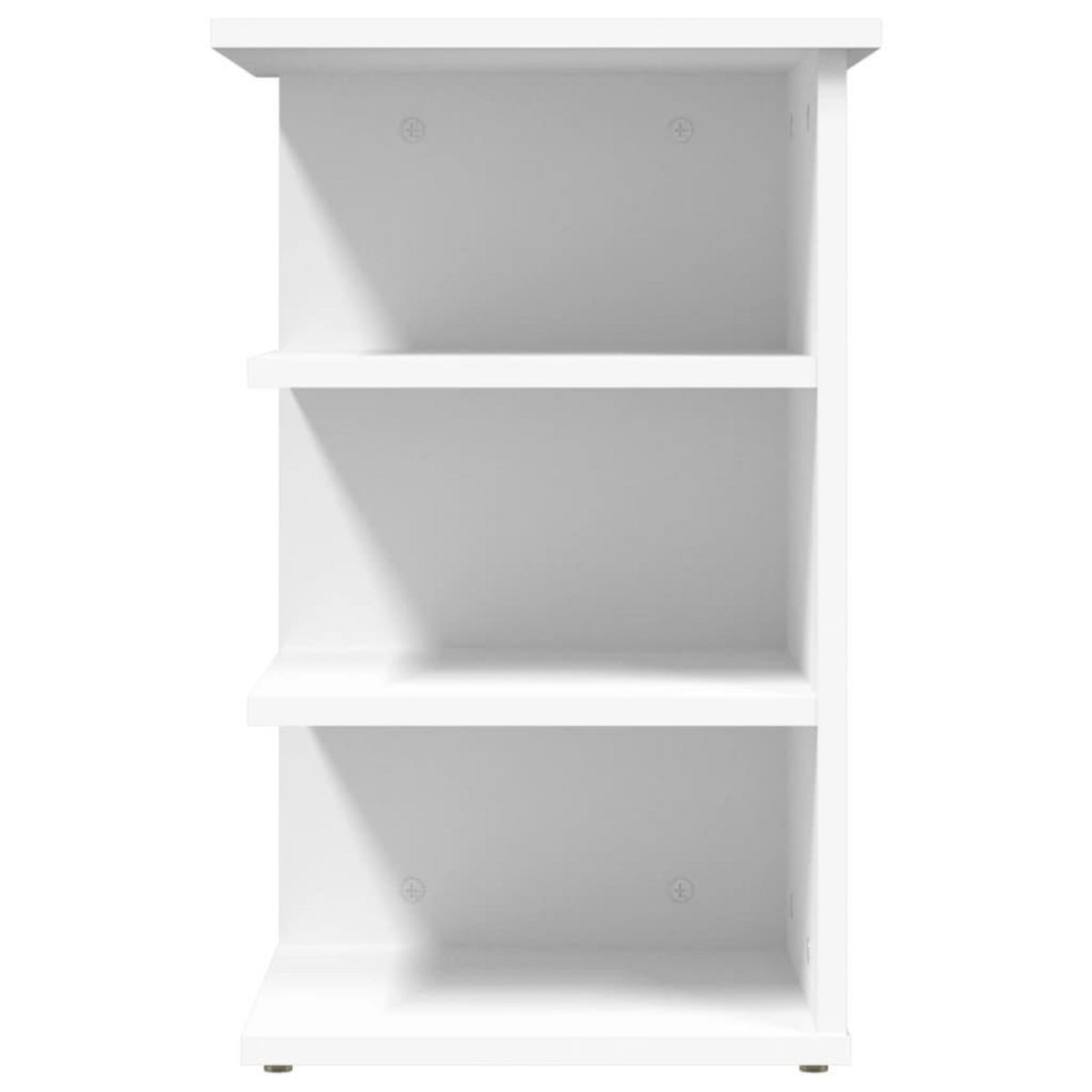 VIDAXL Armoire laterale Blanc 35x35x55 cm Agglomere