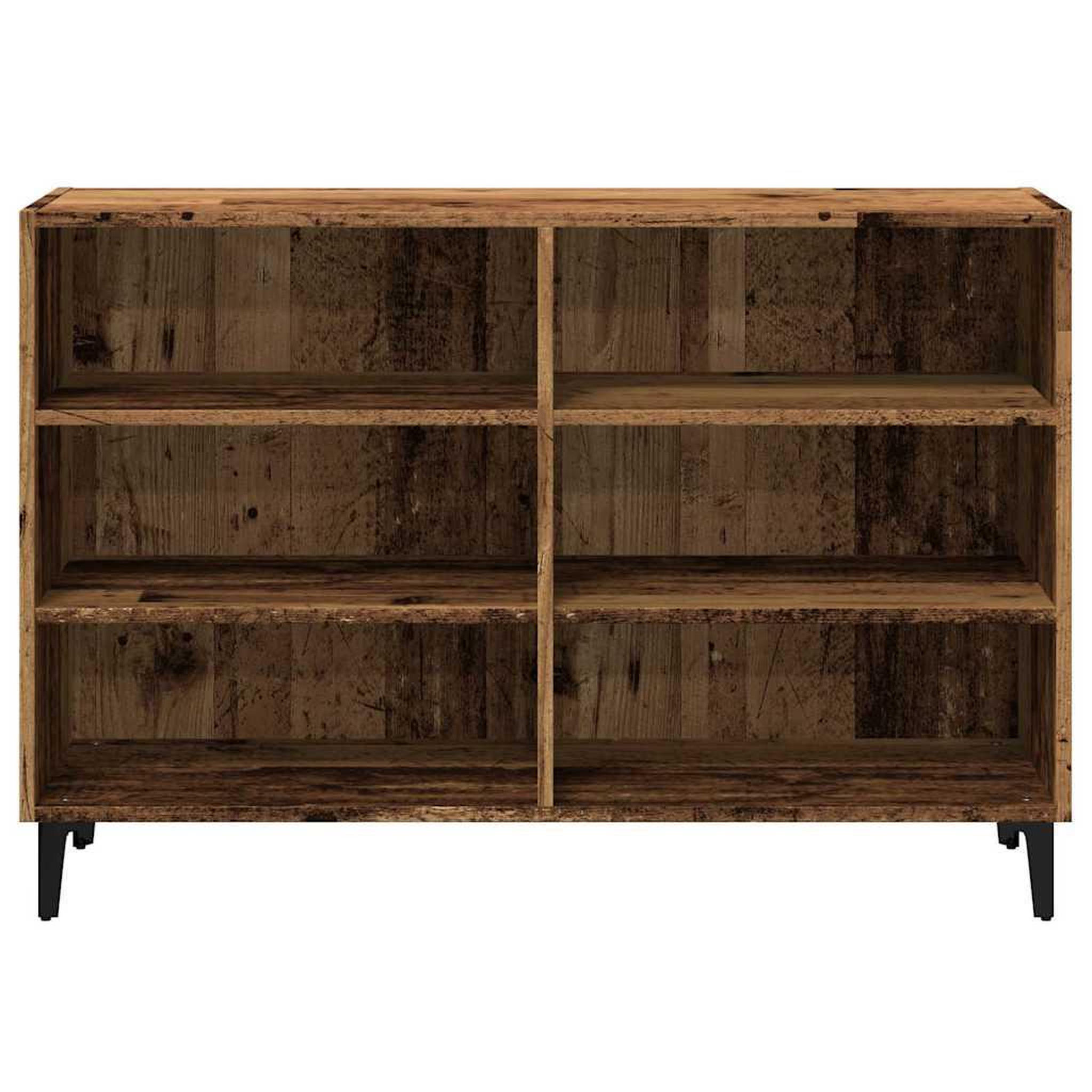 Voir la diapositive 5 : VIDAXL Buffet vieux bois 103,5x35x70 cm bois d'ingenierie