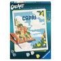 Voir la diapositive 2 : RAVENSBURGER – CreArt 24x30 cm – Adulte – Peinture par numéros – Capri