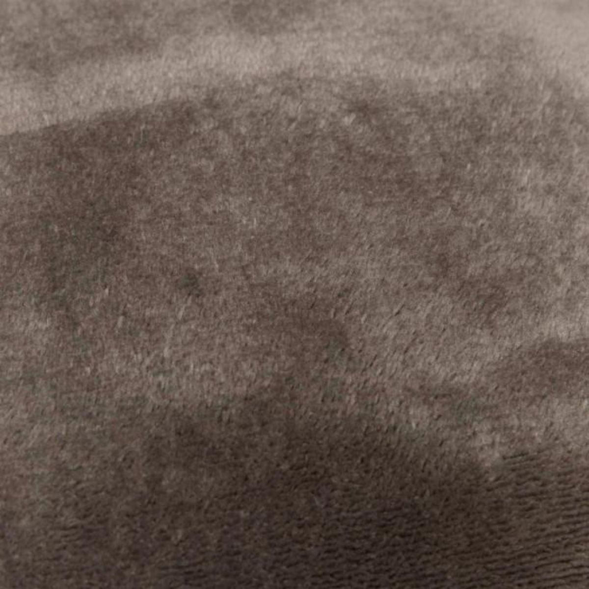 ATMOSPHERA Coussin en Flanelle Uni  Ollis  38x38cm Gris Foncé