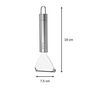 Voir la diapositive 3 : Fackelmann Lot de 2 rasoirs à légumes inox 18 cm Fackelmann Ovale