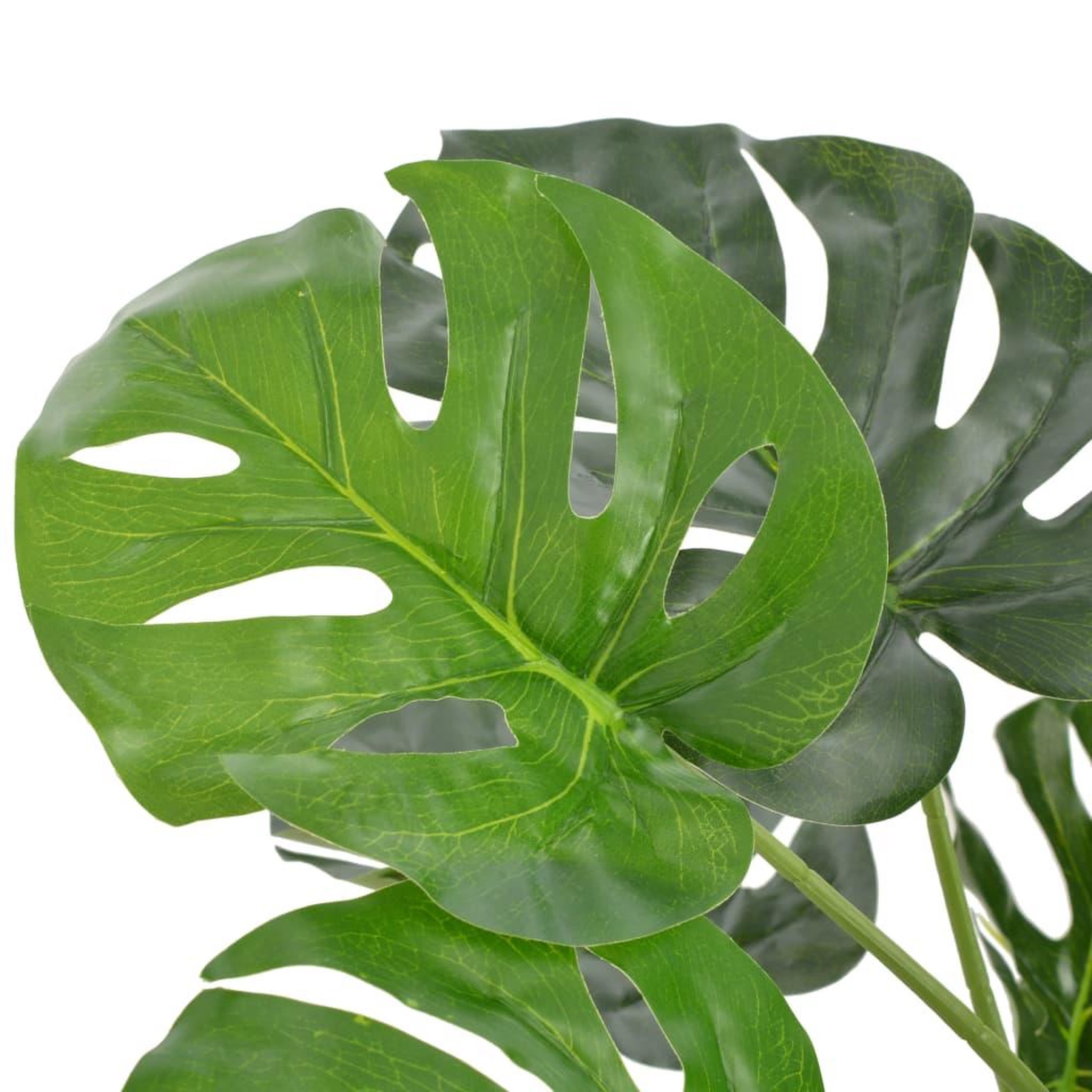 Voir la diapositive 2 : VIDAXL Plante artificielle avec pot monstera vert 100 cm