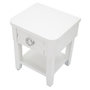 Voir la diapositive 4 : Paris Prix Table de Chevet en Bois  Shine  54cm Blanc