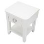 Voir la diapositive 4 : Paris Prix Table de Chevet en Bois  Shine  54cm Blanc