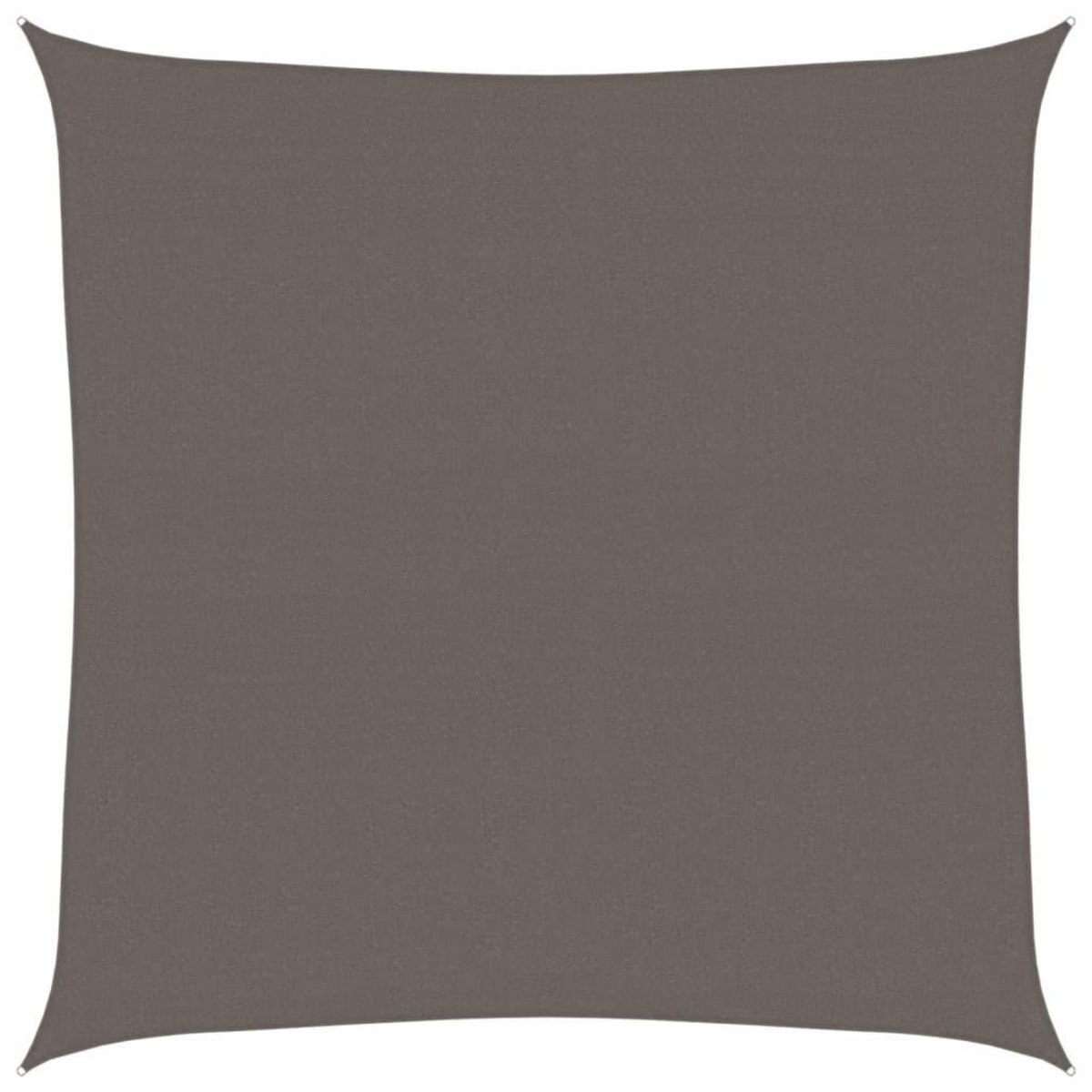 VIDAXL Voile d'ombrage 160 g/m^2 Anthracite 6x6 m PEHD