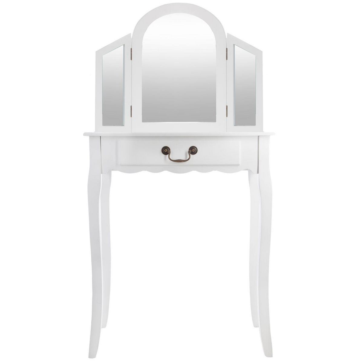 ATMOSPHERA Coiffeuse Aurell - L. 65 x H. 128 cm - Blanc