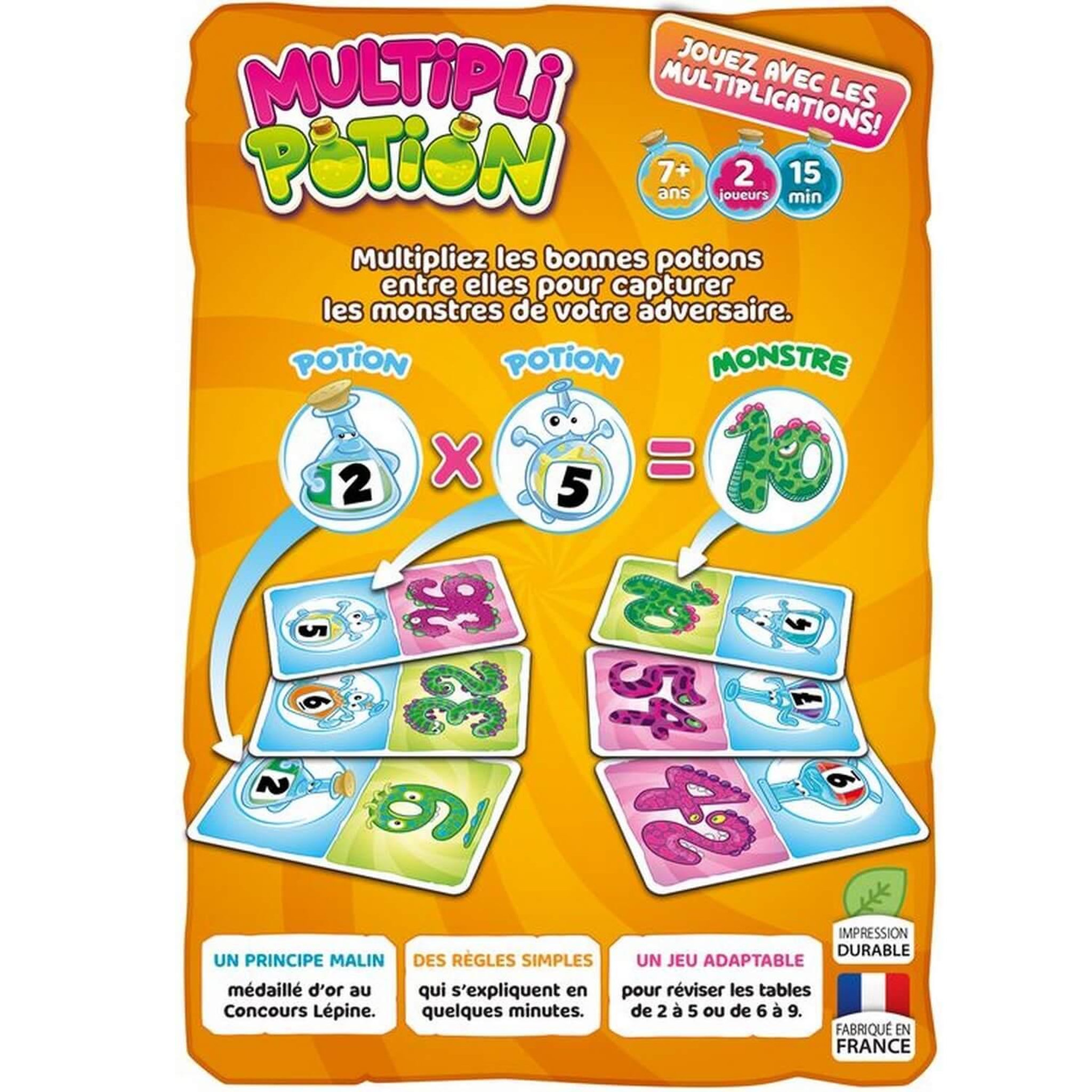 Voir la diapositive 3 : Jeu éducatif On the Go Editions Multiplipotion