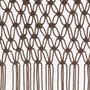 Voir la diapositive 4 : VIDAXL Rideau en macrame Taupe 140x240 cm Coton