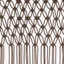 Voir la diapositive 4 : VIDAXL Rideau en macrame Taupe 140x240 cm Coton
