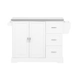 SOBUY SoBuy - Îlot De Cuisine à trois tiroirs - Classique - FKW41. Coloris disponibles : Blanc, Marron