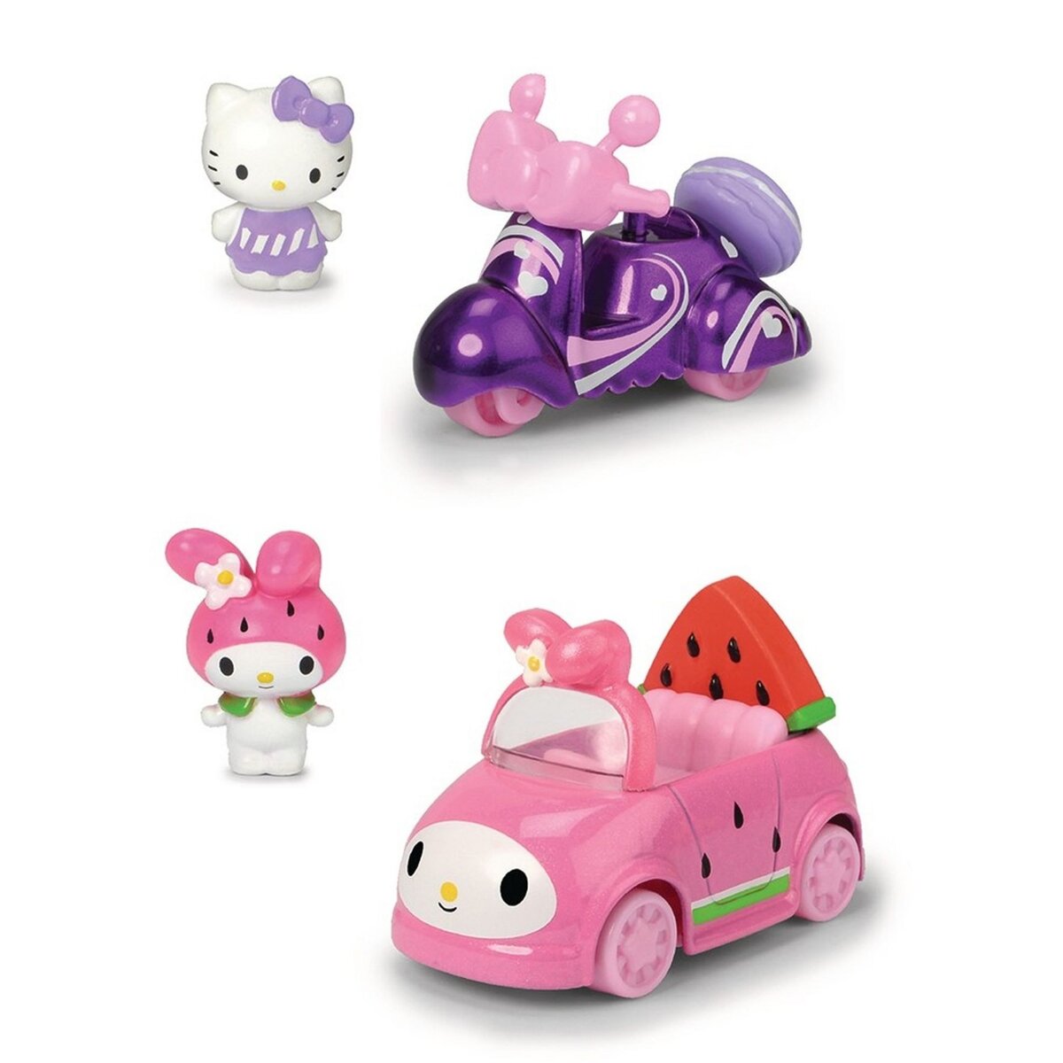Coffret  2 scooters et  2 figurines Hello kitty