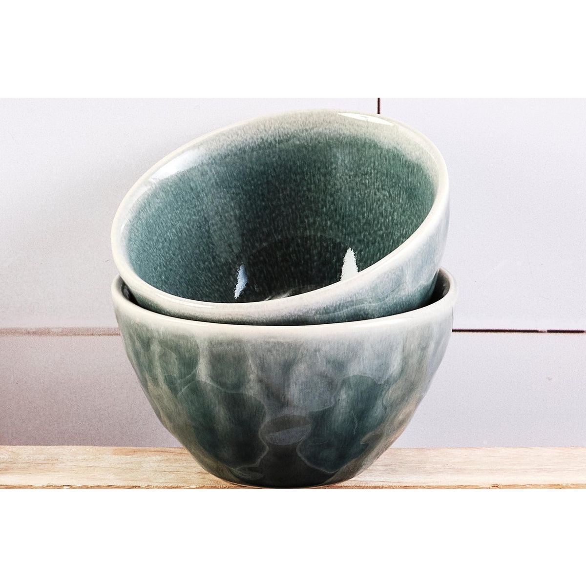 BJORN Bol MOON Ø11,5cm - 6 pièces - Pétrole