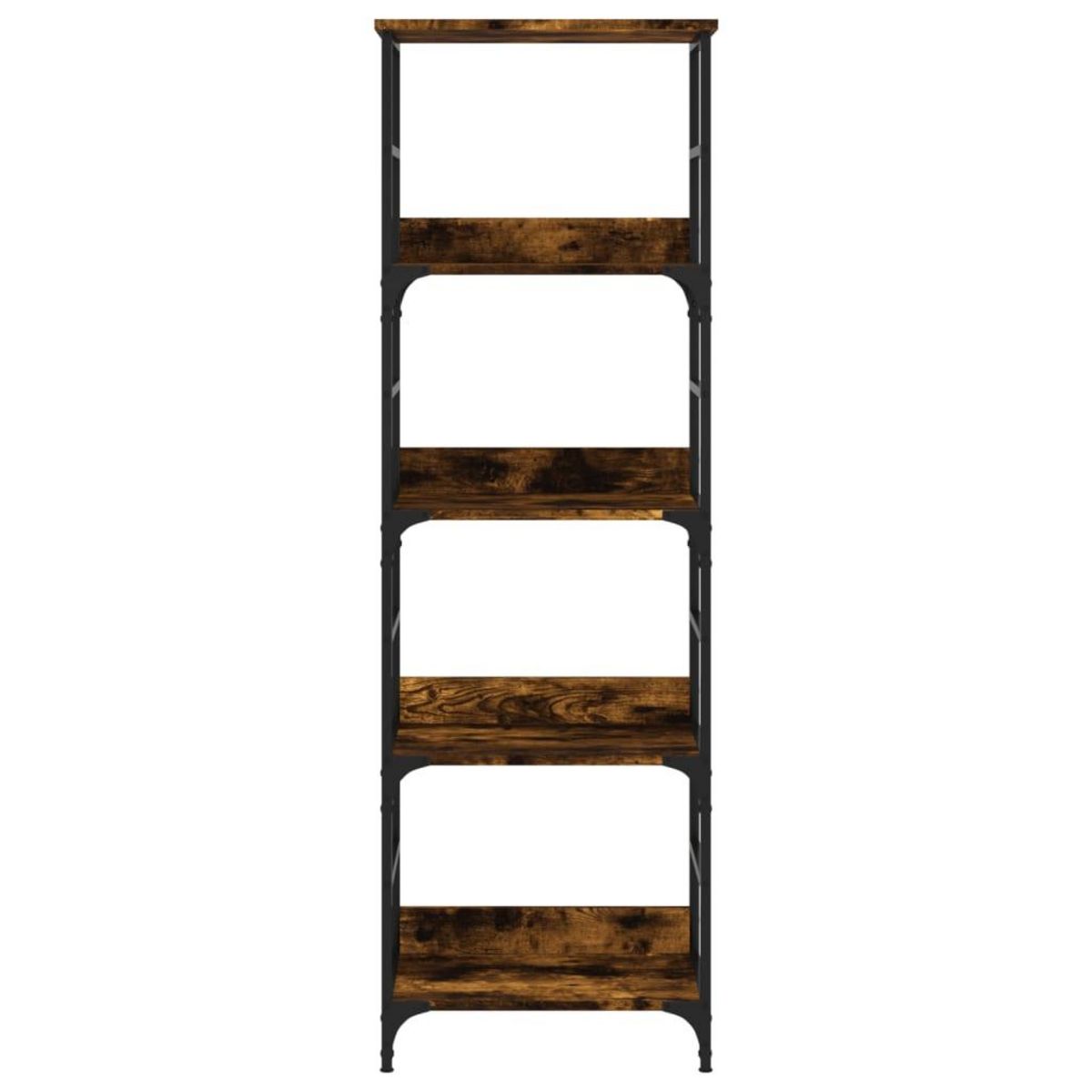 VIDAXL Bibliotheque chene fume 50x33x153 cm bois d'ingenierie