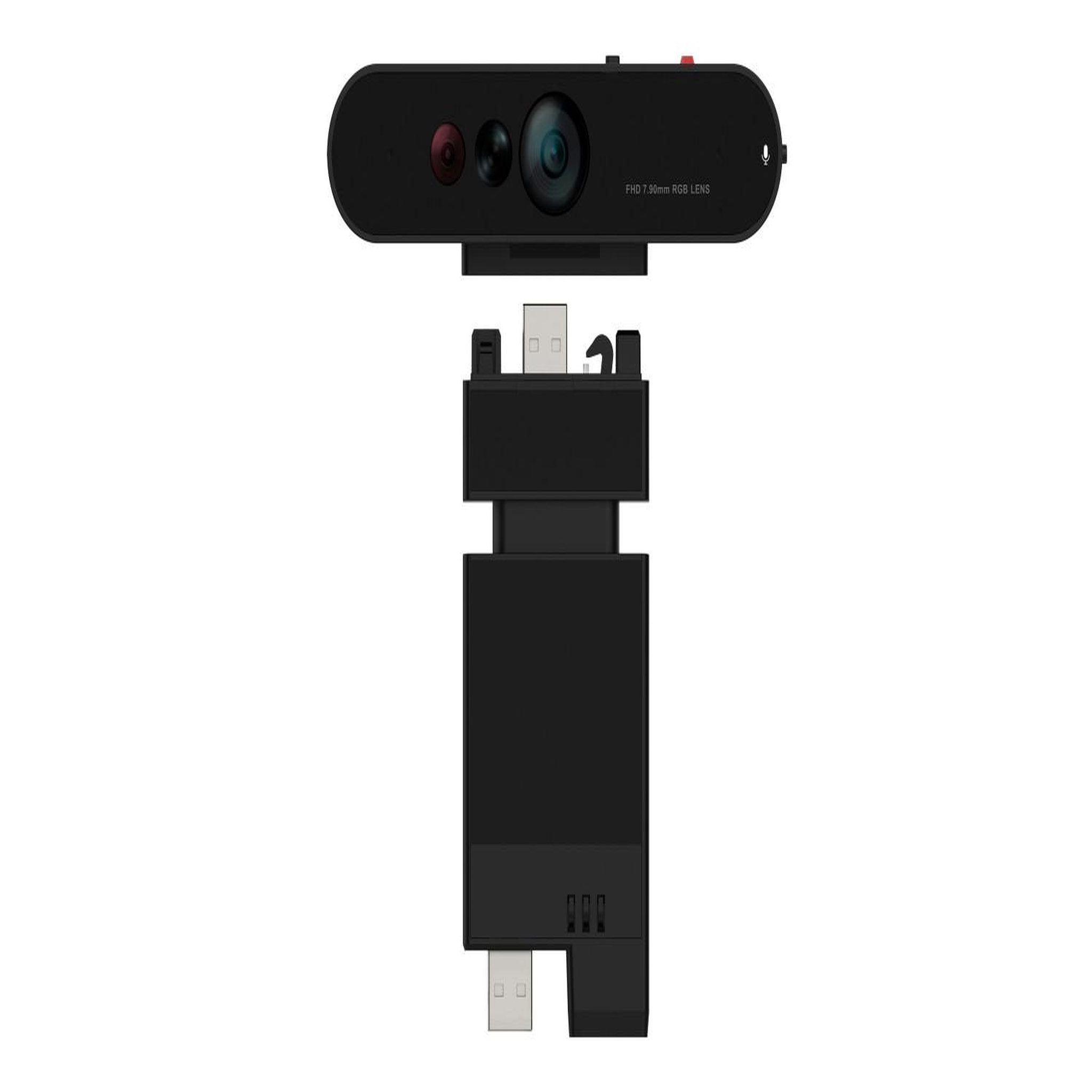 Voir la diapositive 2 : Lenovo Lenovo thinkvision mc60 (s) webcam 1920 x 1080 pixels usb 2.0 noir