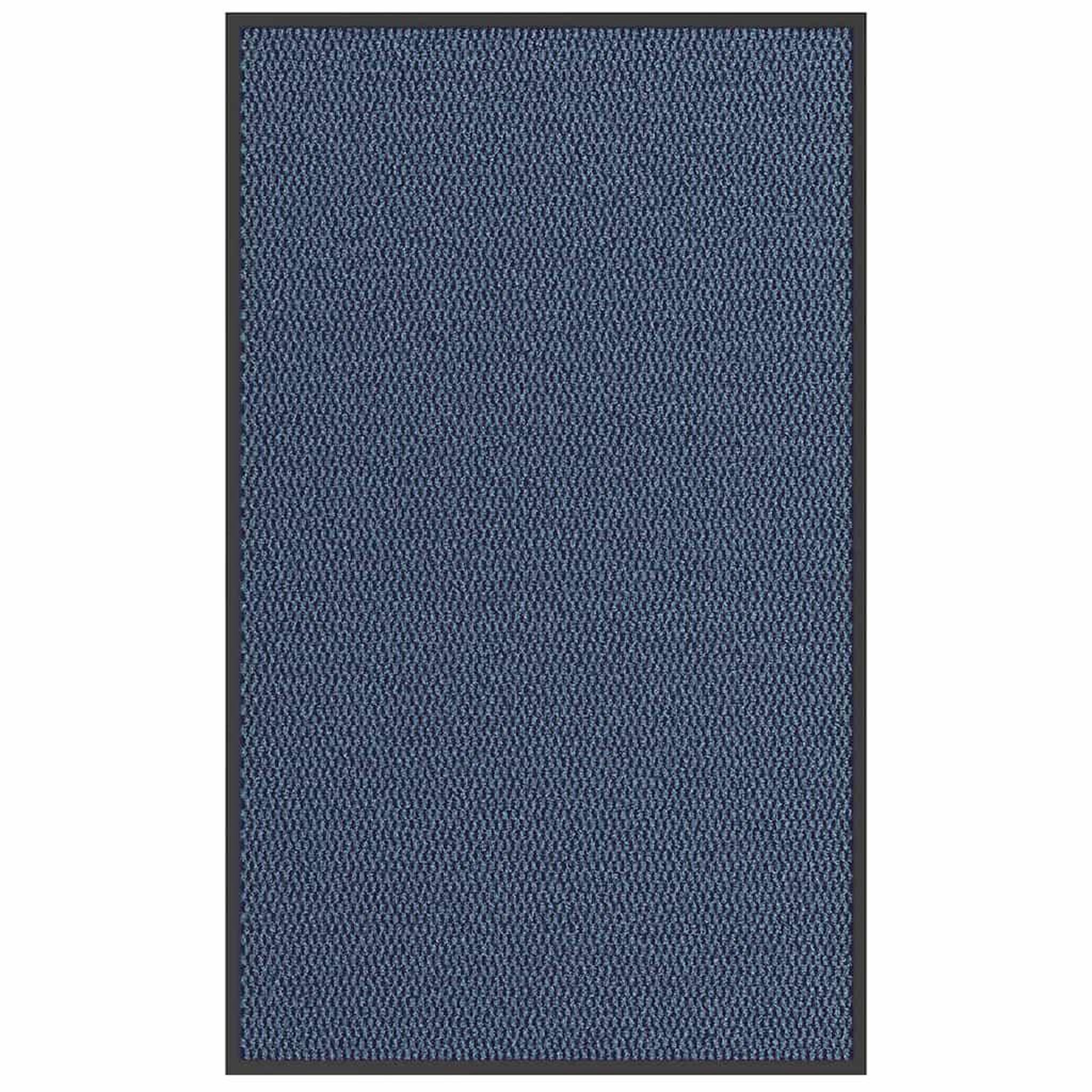 VIDAXL Paillasson bleu 90x150 cm