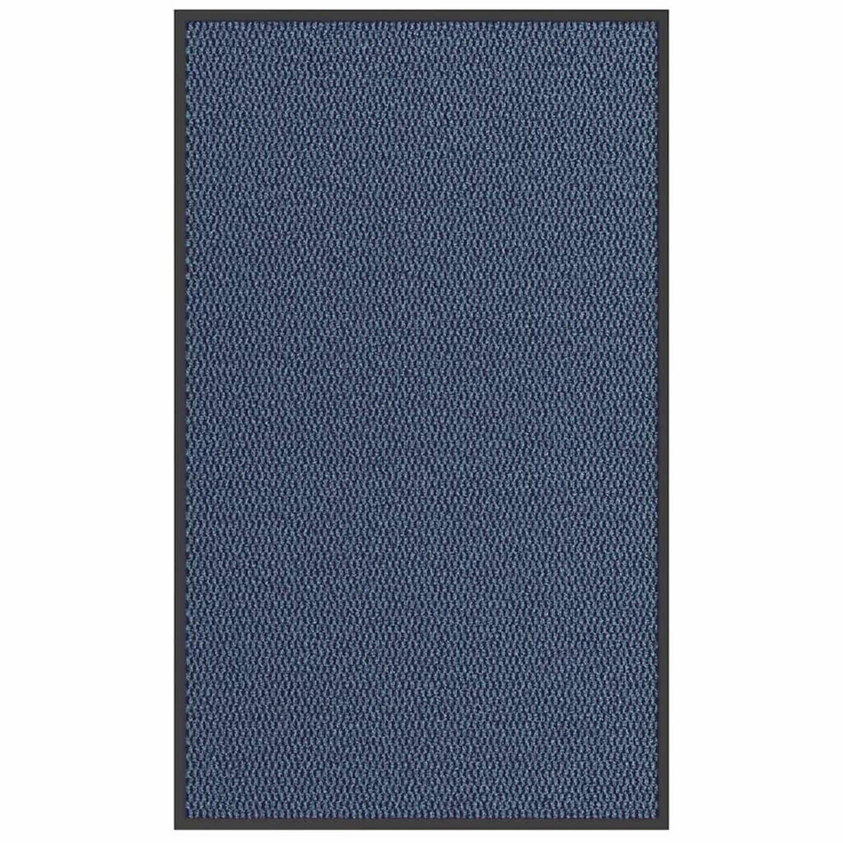 VIDAXL Paillasson bleu 90x150 cm