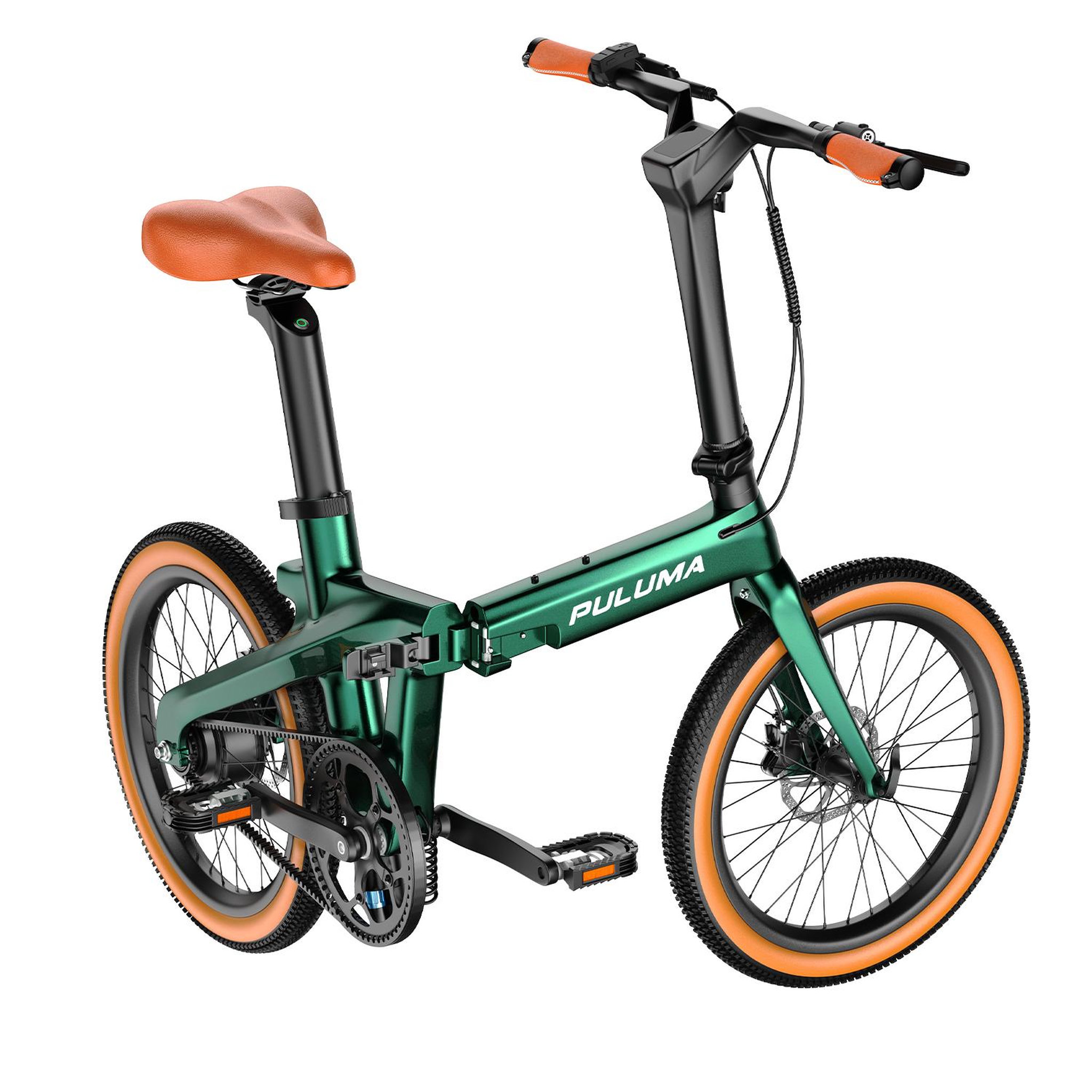 Voir la diapositive 3 : PULUMA Vélo électrique PULUMA PT20 en fibre de carbone, 250 W, 25 km/h, cadre pliable 20 pouces