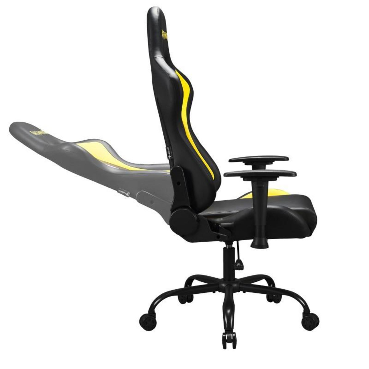 Subsonic Chaise gaming Iron Maiden Killers, fauteuil gamer Noir taille L