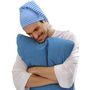 Voir la diapositive 2 : WIDMANN Bonnet de Nuit Bleu à Rayures