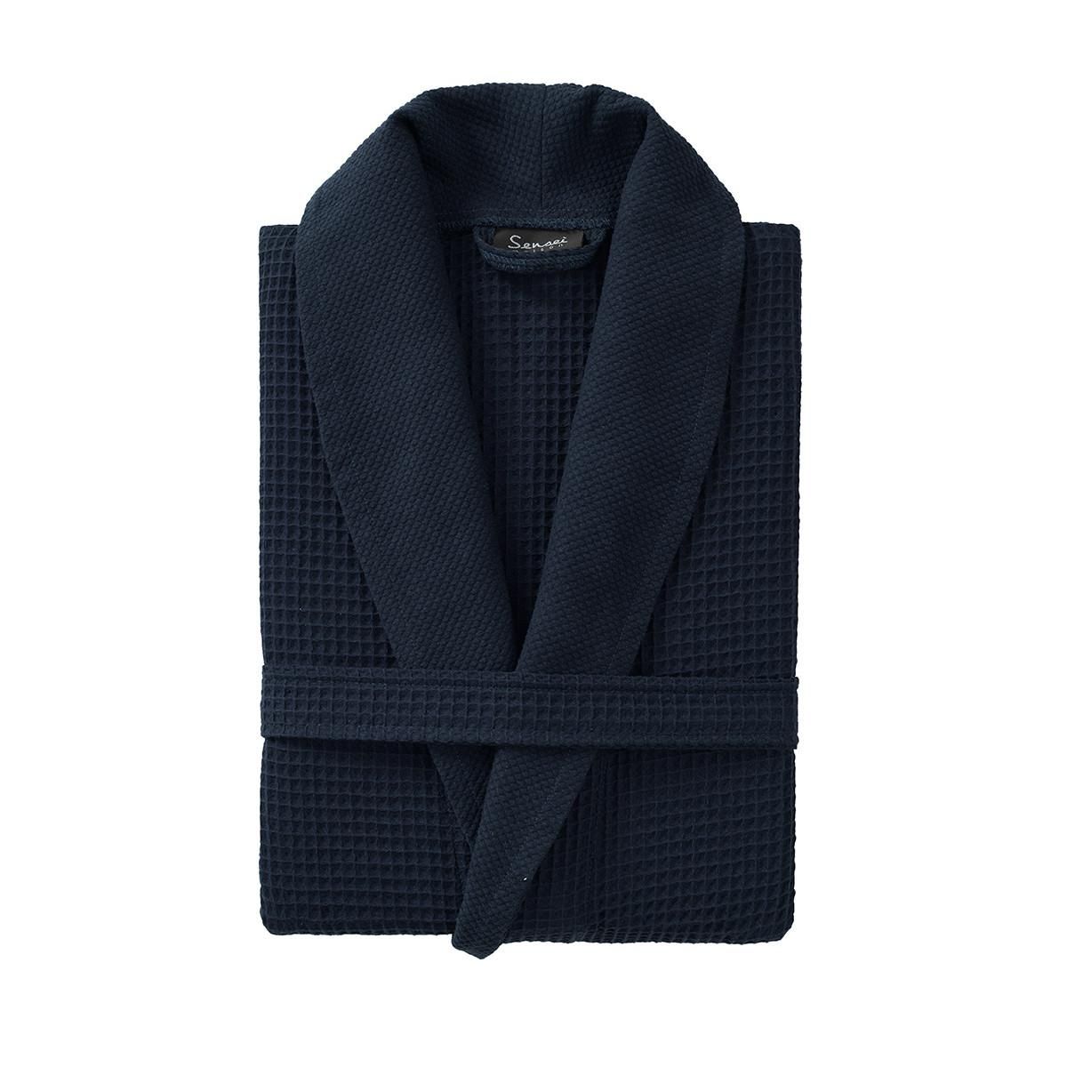 Sensei Maison Peignoir mixte nid d'abeille SPA COL CHÂLE