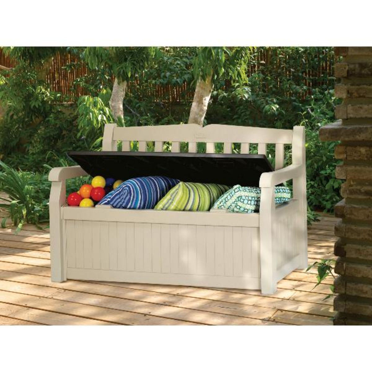 KETER Banc coffre de jardin en résine 265 litres