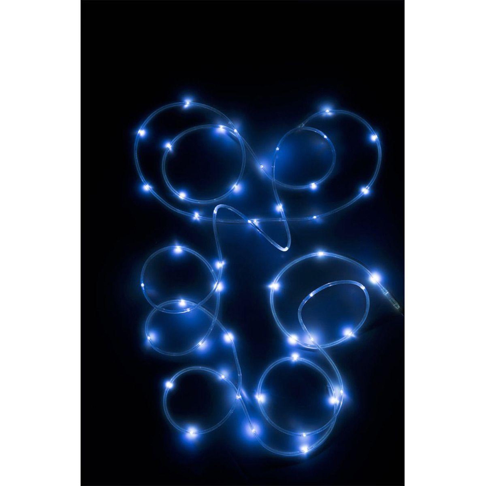 Voir la diapositive 3 : J-LINE Guirlande lumineuse déco  garla  15cm blanc