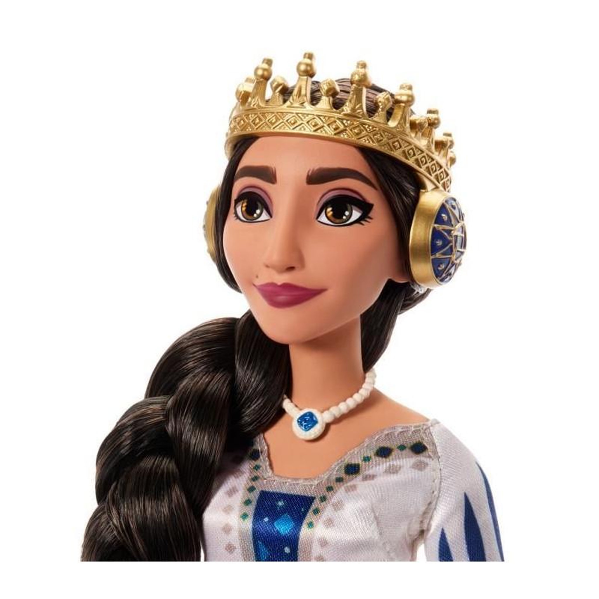 Voir la diapositive 4 : MATTEL REINE AMAYA ET ROI MAGNIFICO - MATTEL - HRC18 - POUPEE MANNEQUIN DISNEY