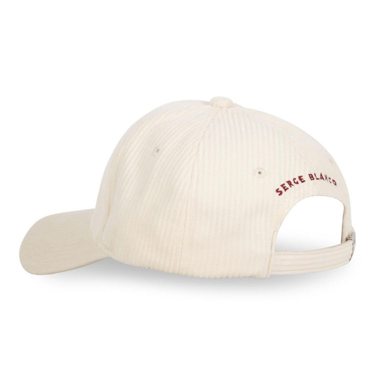 SERGE BLANCO Casquette Baseball homme en velours côtelé Velvet